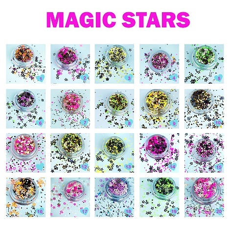 Глиттер "Magic Stars" #09 в банке